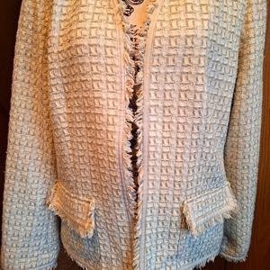 Chico's Ivory Jacket Size 2